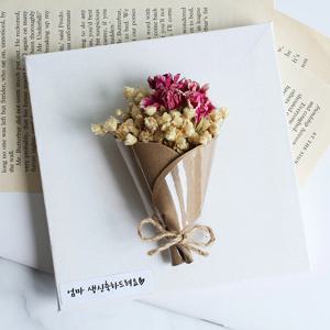 가정의달 카네이션 드라이플라워 캔버스액자 3colors