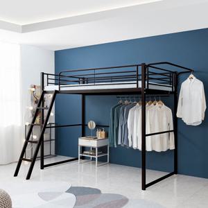 비앙카 기본행거형 벙커침대 프레임 옷장 철제 2층 성인 학생 수납 프레임 SS (매트선택)