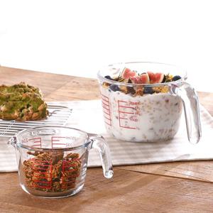 내열유리 계량컵 2종 세트 (250+500ml)