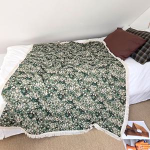 포레스트 블룸 자가드 아트 블랭킷 쇼파커버 /러너/가리개