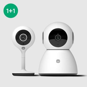 1+1 스마트 홈카메라 고정형 + Pro 3MP 300만화소 홈캠 홈 CCTV 펫캠