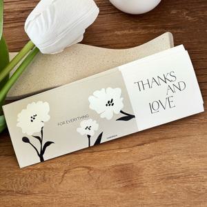 답례품 선물 포장스티커 스승의날 감사 퓨어 띠 스티커 M 20매