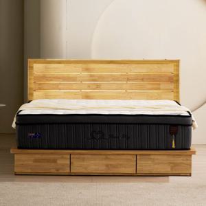 저상형 원목침대 프레임 라인 슈퍼킹2000서랍형 친환경자재사용 수작업 고급침대