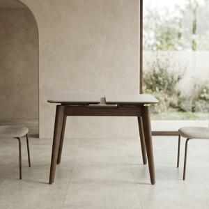 모모 확장형 세라믹식탁 직사각형 2인용 4인용 샌드베이지 950