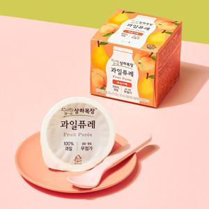 상하목장 과일퓨레 복숭아배 200g 6개