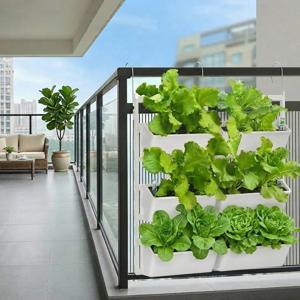 HK sell 미니가든 벽걸이형 수직 화분 적층 채소 재배 발코니 텃밭