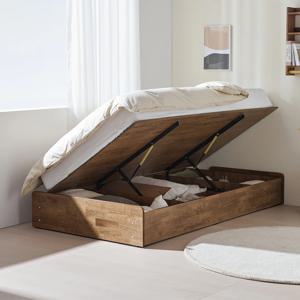 앙티브 무헤드 리프트업 원목 수납 침대프레임 SS Q