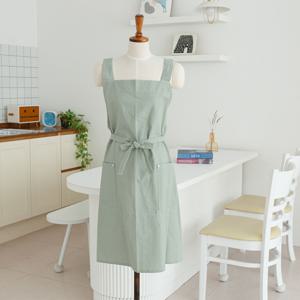 마셀 앞치마 공방 주방 심플 신혼 카페 원피스형 (2color)
