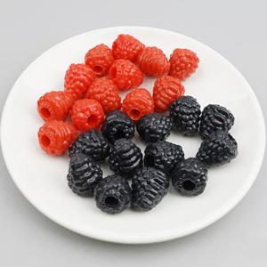 라즈베리 복분자 모형 산딸기 2.8cm 12개 모조 과일모형 UR