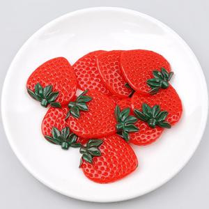 미니 딸기 모형 레드 5cm 10개 과일모형