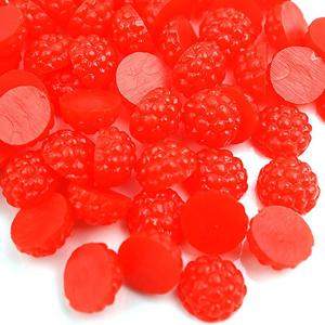 조각 산딸기 모형 레드 1.1cm 10개 과일모형 UR