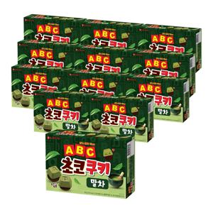 ABC 초코쿠키 말차 130g x12개