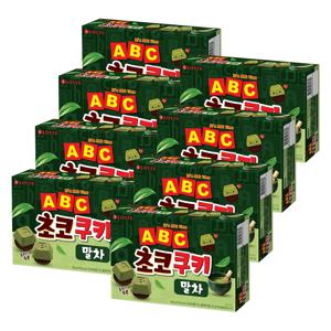 ABC 초코쿠키 말차 130g x8개