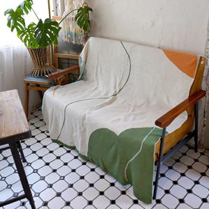 그린오렌지 아트 모티브 소파커버/러그/블랭킷