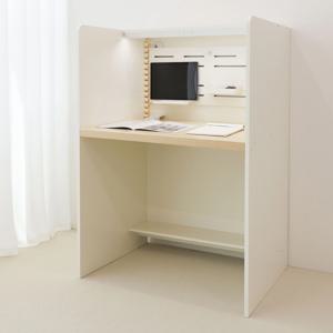 피타 독서실책상 기본형 812 화이트&자작나무