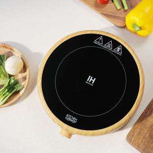 키친플라워 1구 우드 인덕션+국산 코팅 후라이팬 세트