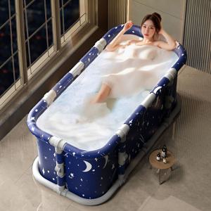 완제품 출고 폴딩 와이드 접이식 욕조 반신욕조