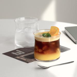 [최대 쿠폰] 1+1 에델 카페컵 크리스탈컵 아이스커피잔 물컵 홈카페 350ml