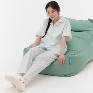 타이드리듬 치즈폼 반팔 + 긴바지 잠옷 세트