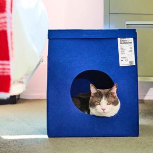 고양이 펠트 하우스 스크래쳐