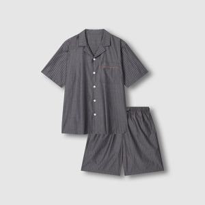 남 스트라이프 5부 파자마 세트 (4 sizes)(2 colors)