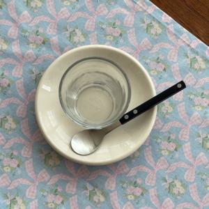 빈티지 시엘 리본 20수 테이블매트 가전덮개-1color