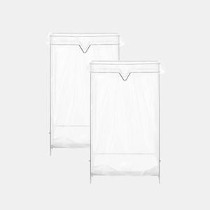 분리수거함 쓰레기통 40L 2단 3단세트 304 올스텐 재활용 대용량(전용비닐 별매)