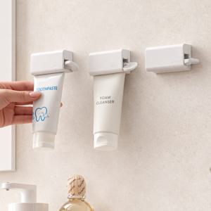 무타공 탈부착 강력 자석 치약짜개 정리 튜브링거 태엽식 치약 걸이 디스펜서 거치대 스퀴저