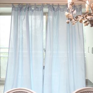 크로키 커튼-다크 블루