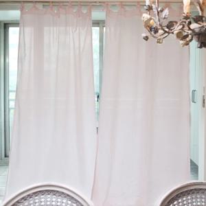 크로키 무지 커튼-핑크