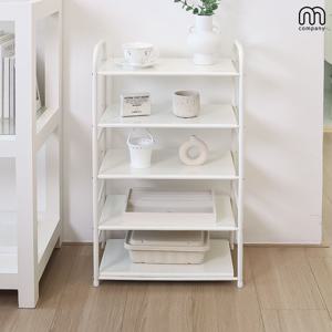 포드 5단 철제 거실 진열장 화이트 컵 장식장 책꽂이 수납장 선반 미니 틈새 책장 진열대