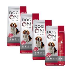 대용량 진돗개 리트리버 대형견 사료 도그온 7mm ,5kg, 4개