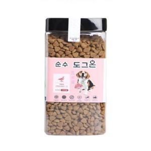 대용량 진돗개 리트리버 대형견 사료 도그온 7mm ,500g, 1개