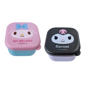 산리오 마이멜로디 쿠로미 미니 용기 2P 귀여운 주방소품 소스통 반찬통 간식용기