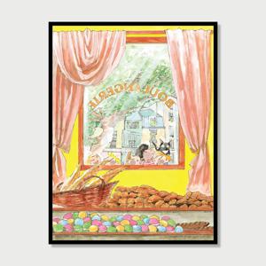 블랑제리 포스터(Boulangerie Poster)-액자미포함