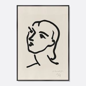 명화 인테리어 포스터 유럽 미술 작품 그림 액자 앙리 마티스 나디아 (1948)