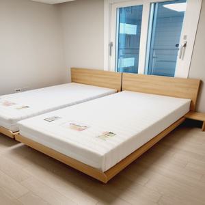 하루 헤드형 침대 프레임 (매트리스 선택) SS/Q