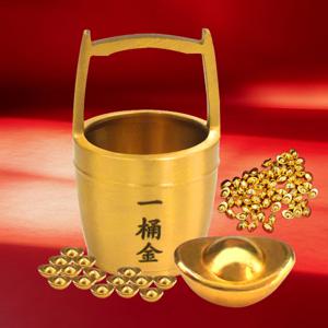 럭키 재물운 금원보 양동이 인테리어 소품