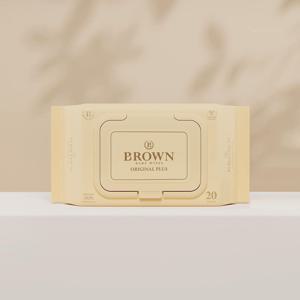 오리지널 플러스 아기물티슈 20매 휴대 캡 12팩