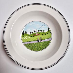 [해외] 디자인 나이프 샐러드접시 20cm 만남 샐러드접시 20cm 세트