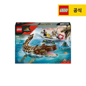 쥬라기월드 76974 브릭 조립식 모사사우루스 보트 미션