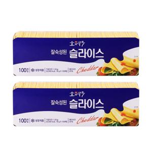 소와나무 슬라이스 치즈2 1.8kg*2개 (100매)