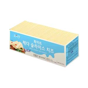 화이트 체다 슬라이스 치즈 1.8kg