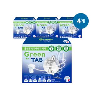 그린탭 올인원 식기세척기 세제 타블렛 30개입X4개
