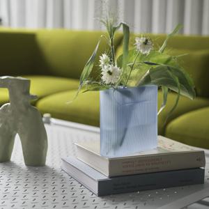 RIDGE VASE 16.5 FROSTED GLASS 릿지 베이스 16.5