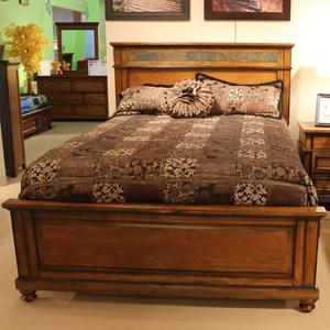 엔틱수입가구 화강석 퀸침대세트 2444 협탁 와이드서랍장 거울 상단매트리스 포함상품