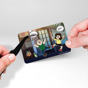 빵빵이 diy 카드스티커 신용 리무버블 체크 교통 꾸미기