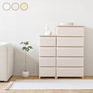 우드상판 증정! 데일리 서랍장 L 3단 정리함 3colors