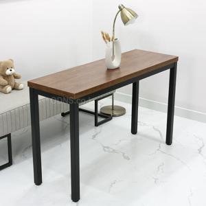 폭이 좁고 긴 슬림형 2인용 식탁 카페 테이블 1100 x 400 필름 코팅 맞춤 제작