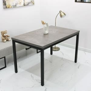 깔끔한 LPM 필름코팅 40각 철재 다리 4인용 업소용식탁 테이블 1300 x 750